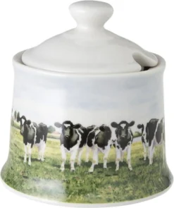 Wiebe Van Der Zee Suikerpot "Koe In Waterland"