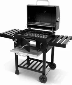 Alice's Garden Houtskool BBQ Bernard - Smoker - Verstelbare Houtskoolbak - Zwart -Home Keuken Winkel 1014x1200 2