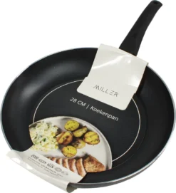 Miller Hapjespan Inductie 28cm - Alle Warmtebronnen - Anti Aanbaklaag -Home Keuken Winkel 1093x1200