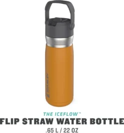 Stanley The IceFlow™ Flip Straw Water Bottle 0,65L - Thermosfles - Saffron -Home Keuken Winkel 1114x1200 2