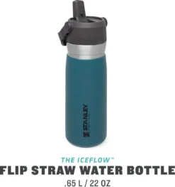 Stanley The IceFlow™ Flip Straw Water Bottle 0,65L - Thermosfles - Lagoon -Home Keuken Winkel 1129x1200 2