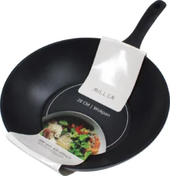 Miller Keramische Wokpan Inductie Ø 28 Cm - Alle Warmtebronnen - Anti Aanbaklaag -Home Keuken Winkel 1157x1200