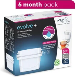 Aqua Optima Evolve+ Single Life - Wit - 6x 100 Liter -Home Keuken Winkel 1165x1200 2