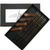 Asiansticks - Luxe Houten Chopsticks Met Houder - Sushiset Voor 4 Personen - Cadeauset