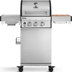 Burnhard Gas BBQ FRED JR. Deluxe - 2 Branders - Incl. Keramische Infraroodbrander & Afdekhoes - Deluxe -Home Keuken Winkel 1192x1200 7
