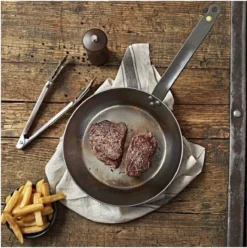 DeBuyer Mineral B Element Koekenpan - Zilver - Rond - Ø 28 Cm -Home Keuken Winkel 1195x1200