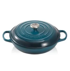 Le Creuset Braadpan Campagnard Signature Deep Teal - ø 30 Cm / 3.5 Liter -Home Keuken Winkel 1197x1200 2