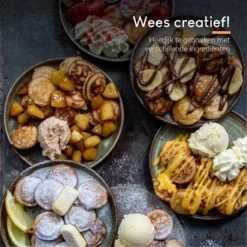 Ocina Poffertjespan Accessoires Set - Doseerfles - Poffertjes Spuitfles - 6x Poffertjes Vork - Kwast - Siliconen Kwast - Bakkwast - Gratis Poffertjes E-Book -Home Keuken Winkel 1198x1200 10