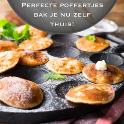 IRONO Poffertjespan Set - Incl. Doseerfles, Kwast En Vork - Poffertjespan Inductie En Electrisch - Poffertjesmaker 19 Poffertjes - Poffertjes Maken - Spuitfles - Cadeau Voor Mannen En Vrouwen -Home Keuken Winkel 1198x1200 6