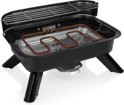 Princess 112252 Hybride Barbecue – Elektrische BBQ - Tafelmodel - 2000W - 44x 29cm - Gebruik Elektrisch Of Met Kolen -Home Keuken Winkel 1200x1018