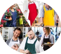 Schortenwinkel - Professioneel Keukenschort - Kookschort - Horeca - Zwart -Home Keuken Winkel 1200x1064