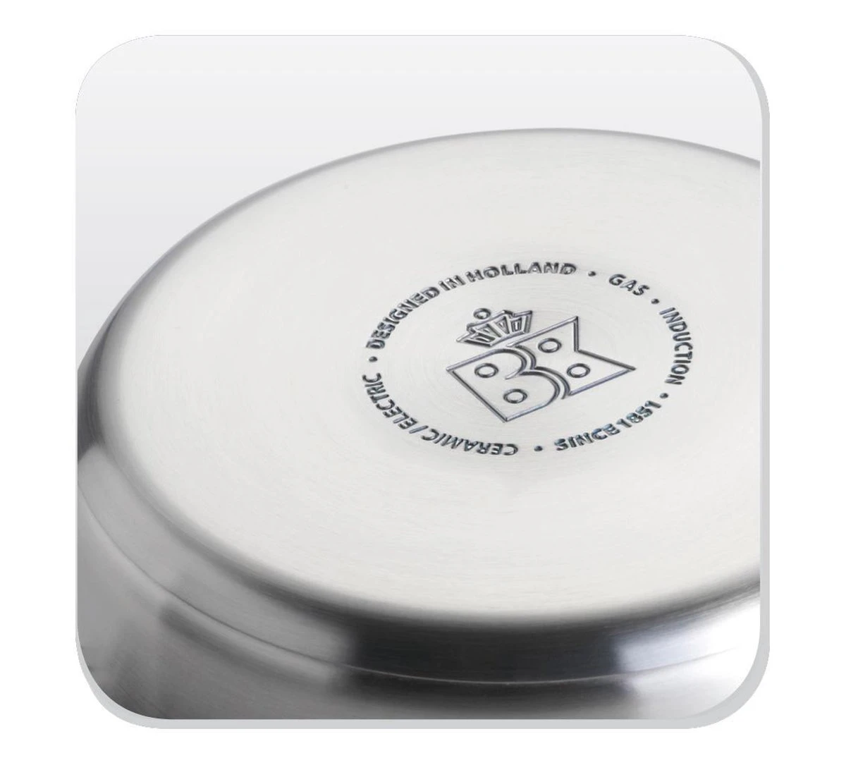 BK Q-linair Classic Pannenset - 5 Delig - RVS - Veilig Afgietsysteem - Inductie 16 BK Q-linair Classic Pannenset - 5 Delig - RVS - Veilig Afgietsysteem - Inductie - Afbeelding 16