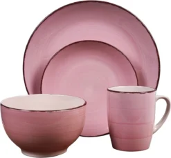Excellent Houseware Excellent Serviesset 16 Delig - Aardewerk - Roze -Home Keuken Winkel 1200x1114 1