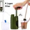 Luxe Water Filter Straw Incl. Waterzak - Complete Set - Waterfilter - Waterfles - Waterzuiveraar - Outdoor Life - Survival - BPA-vrij - Filtert 5000LL