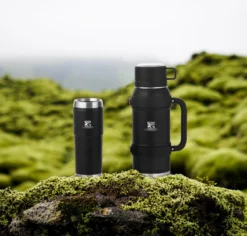 MacGyver RVS Thermoskan 1.5 Ltr – RVS Thermosbeker 0,55 Ltr - Langdurig Warm/koud - Zwart -Home Keuken Winkel 1200x1145 1