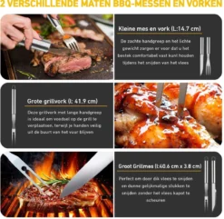 Saveur Royal® 35-delige Barbecue Gereedschapset In Roestvrij Staal - BBQ Grill Set Met Draagtas - Barbecuegerei-sets - Barbecue Accessoires Gereedschap - 35-delig 20 Saveur Royal® 35-delige Barbecue Gereedschapset In Roestvrij Staal - BBQ Grill Set Met Draagtas - Barbecuegerei-sets - Barbecue Accessoires Gereedschap - 35-delig -Home Keuken Winkel 1200x1170 2