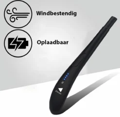 Oplaadbare Lange Elektrische Aansteker - Zwart - Duurzame Plasma Aansteker - Inclusief Cadeauverpakking - BBQ - Kaarsen -Home Keuken Winkel 1200x1178 1