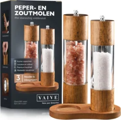 VAIVE Peper En Zoutmolen Set - Pepermolen -Home Keuken Winkel 1200x1190 2