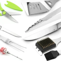 Saveur Royal® 35-delige Barbecue Gereedschapset In Roestvrij Staal - BBQ Grill Set Met Draagtas - Barbecuegerei-sets - Barbecue Accessoires Gereedschap - 35-delig 21 Saveur Royal® 35-delige Barbecue Gereedschapset In Roestvrij Staal - BBQ Grill Set Met Draagtas - Barbecuegerei-sets - Barbecue Accessoires Gereedschap - 35-delig -Home Keuken Winkel 1200x1195 12