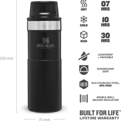 Stanley Trigger-Action Travel Mug 0.47L - Thermosfles - Matt Black -Home Keuken Winkel 1200x1195 13