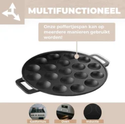 Poffertjespan - Geschikt Voor Alle Fornuizen - Poffertjesmaker - Poffertjespan Inductie - Poffertjespan Electrisch -Home Keuken Winkel 1200x1195 2