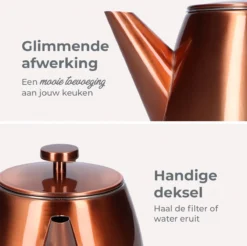 Vaja® Theepot Juliette Rosé Dubbelwandig -Home Keuken Winkel 1200x1196 5
