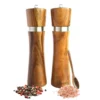 UNBOX Peper En Zoutmolen Set - Pepermolen - Zoutmolen - BBQ Accesoires - Acacia Hout - RVS