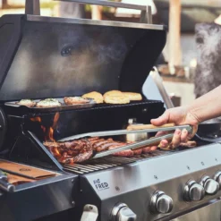 Burnhard Gas BBQ Big FRED Deluxe - 4 Branders - Incl. Keramische Infraroodbrander & Afdekhoes - Deluxe -Home Keuken Winkel 1200x1200 1030