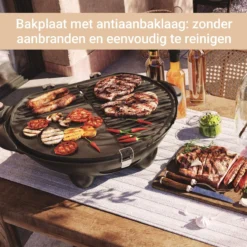 SUNTEC Elektrische BBQ 9493 - Geschikt Voor Buiten Als Tafelbarbecue Of Staande Barbecue - Barbecue Voor Balkon, Terras, Tuin En Camping - Elektrisch Barbecueën Met Max. 2400 Watt - Mobiel Onderstel -Home Keuken Winkel 1200x1200 1050