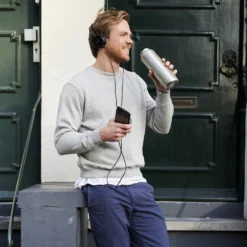 Mepal – Isoleerfles Ellipse 900 Ml – Houdt Je Drankje 12 Uur Warm En 24 Uur Koud – Natural Brushed – Geschikt Voor Bruiswater – Thermosfles – Lekdicht -Home Keuken Winkel 1200x1200 1119