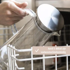 MÊZON® Schenkkan - Glazen Waterkan - Waterkaraf Voor Fruitwater - Multifunctionele Decanteer Karaf - Kan Met Deksel - 1.5L Capaciteit -Home Keuken Winkel 1200x1200 1127