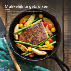 Ocina Gietijzeren Pan – ø30,5cm - Skillet - Koekenpan – Hapjespan – Koekenpan Inductie – Koekenpannenset - Gietijzeren Pan Bbq - Gietijzer -Home Keuken Winkel 1200x1200 14