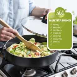 GreenPan Memphis Pannenset - 20-delig - Zwart - Inductie - PFAS-vrij -Home Keuken Winkel 1200x1200 168