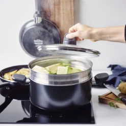 GreenPan Memphis Pannenset - 20-delig - Zwart - Inductie - PFAS-vrij -Home Keuken Winkel 1200x1200 170