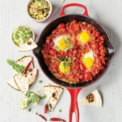 Le Creuset - Gietijzeren Ronde Skillet In Kersenrood 23cm -Home Keuken Winkel 1200x1200 296