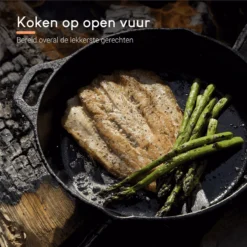 Ocina Gietijzeren Pan – Set Van 3 Stuks – ø25cm, ø19.5cm En ø16cm - Skillet - Koekenpan – Hapjespan – Koekenpan Inductie – Koekenpannenset - Gietijzeren Pan Bbq - Gietijzer - Incl. Receptenboek -Home Keuken Winkel 1200x1200 329