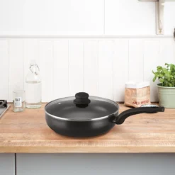 Brabantia Antikleef Hapjespan Met Deksel 28cm - Sauté Pan -Home Keuken Winkel 1200x1200 382