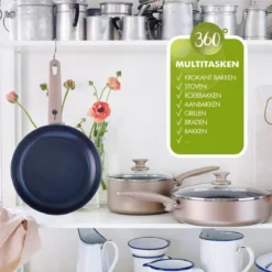 GreenPan Cambridge Koekenpan 20cm - Brons - Inductie - PFAS-vrij -Home Keuken Winkel 1200x1200 412