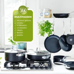 GreenPan Barcelona Infinity Pro Koekenpannenset - 3-delig - Zwart - Inductie - PFAS-vrij -Home Keuken Winkel 1200x1200 433