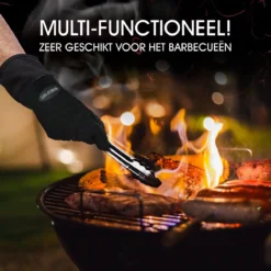 Sense Of Taste Ovenwanten - 2 Stuks - Ovenhandschoenen - Hittebestendig - 230°C - Siliconen - Zwart - Koken - Extra Lang -Home Keuken Winkel 1200x1200 493