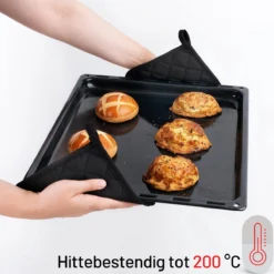 Merkloos Tavas Dream Hittebestendige Pannenlappen | 2 Stuks | Katoen, Thermolite | Tot 220°C | Zwart -Home Keuken Winkel 1200x1200 500