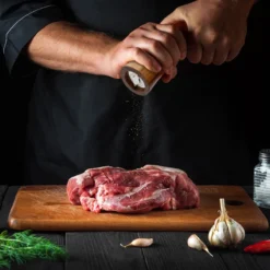 Nimma® Peper En Zoutmolen Set - Incl Navul Lepel - Verstelbare Maalgraad - Acacia Hout -Home Keuken Winkel 1200x1200 617