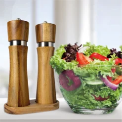 Nimma® Peper En Zoutmolen Set - Incl Navul Lepel - Verstelbare Maalgraad - Acacia Hout -Home Keuken Winkel 1200x1200 618