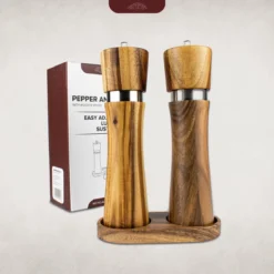 Nimma® Peper En Zoutmolen Set - Incl Navul Lepel - Verstelbare Maalgraad - Acacia Hout -Home Keuken Winkel 1200x1200 621