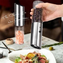 101Products Peper- & Zoutmolen Elektrisch - USB Oplaadbaar - Pepermolen - Zoutmolen - RVS -Home Keuken Winkel 1200x1200 625