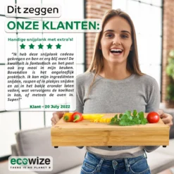 Ecowize 3-in-1 Bamboe Snijplank Met Opvangbak - Snijplank Hout Incl. 3 Roestvrijstalen Opvangbakjes Met Bamboe Deksel, 4 Inzetbare Raspen - Groentesnijder, Hakblok, Borrelplank, Tapasplank, Broodplank - 40x30cm - Duurzaam Cadeau -Home Keuken Winkel 1200x1200 656