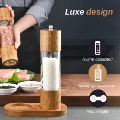 VAIVE Peper En Zoutmolen Set - Pepermolen -Home Keuken Winkel 1200x1200 666