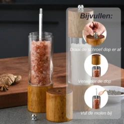 VAIVE Peper En Zoutmolen Set - Pepermolen -Home Keuken Winkel 1200x1200 667