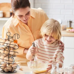 Eiermand – Eierrek – Eierhouder – Eieren – Zwart - Pasen - Tot 40 Eieren - BAULK® -Home Keuken Winkel 1200x1200 767