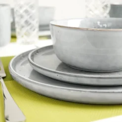 Excellent Serviesset - Servies - 16 Stuks - Aardewerk - Grijs -Home Keuken Winkel 1200x1200 788